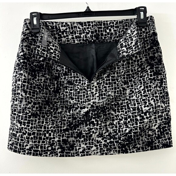Twenty One Brand Women's Black Animal Print Mini Pencil Skirt Outdoor Size Large - Picture 4 of 7